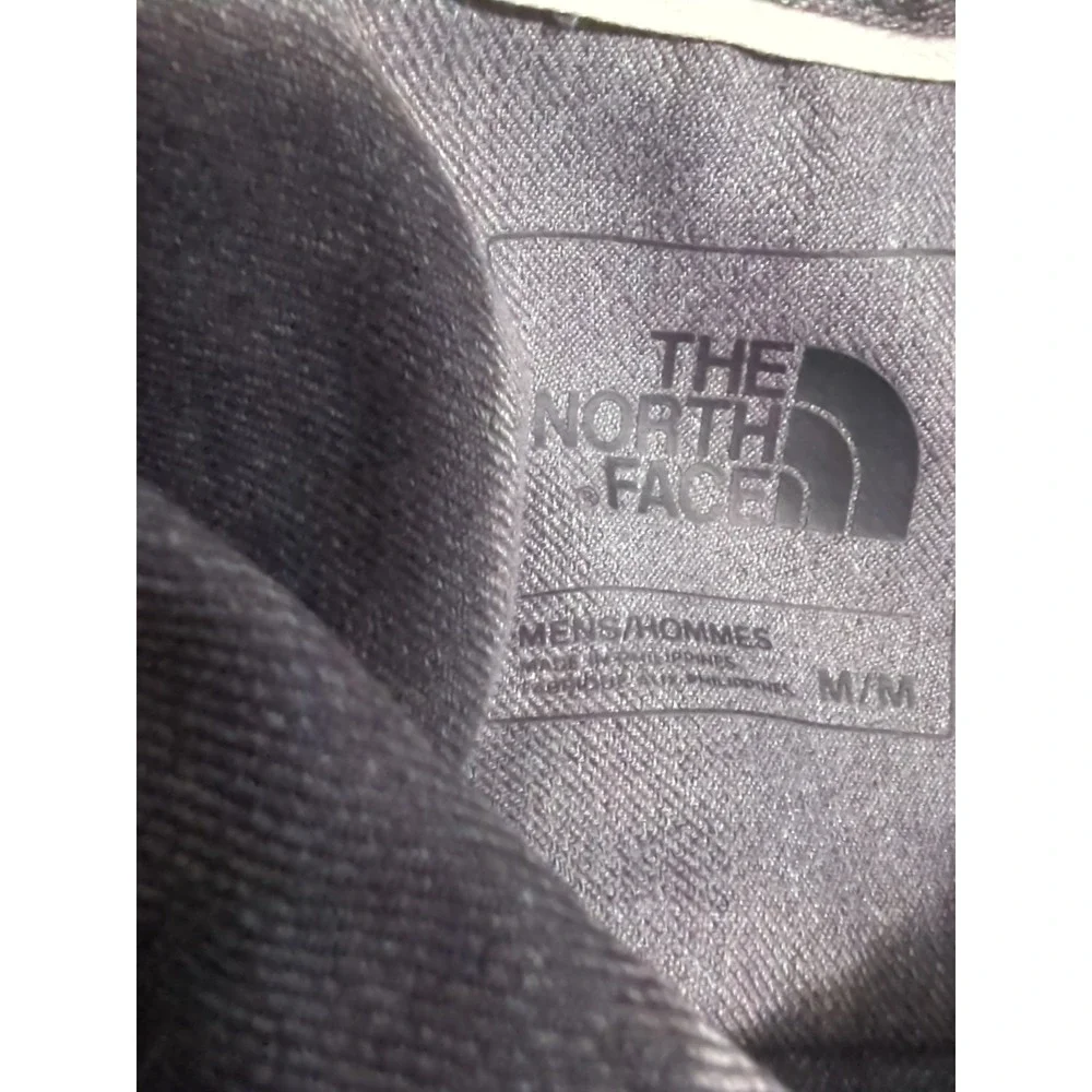 The North Face Thermo Core Shirt Twill Gray M Outdoor Casual Long Sleeve Pocket